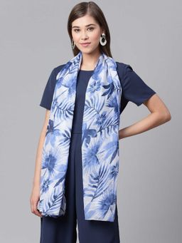 WEAVERS VILLA - Blue Printed Scarf