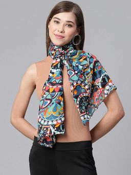 WEAVERS VILLA - Multi-Color Printed Scarf