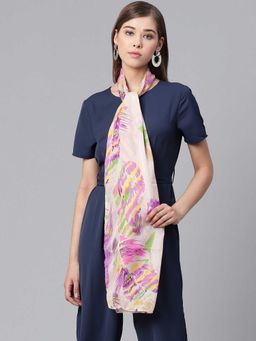 WEAVERS VILLA - Multi-Color Printed Scarf