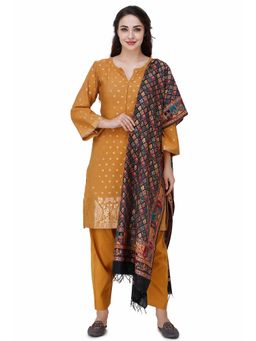 Safaa - Weaving Jamdaani Concepts Silk Suit-Unstiched