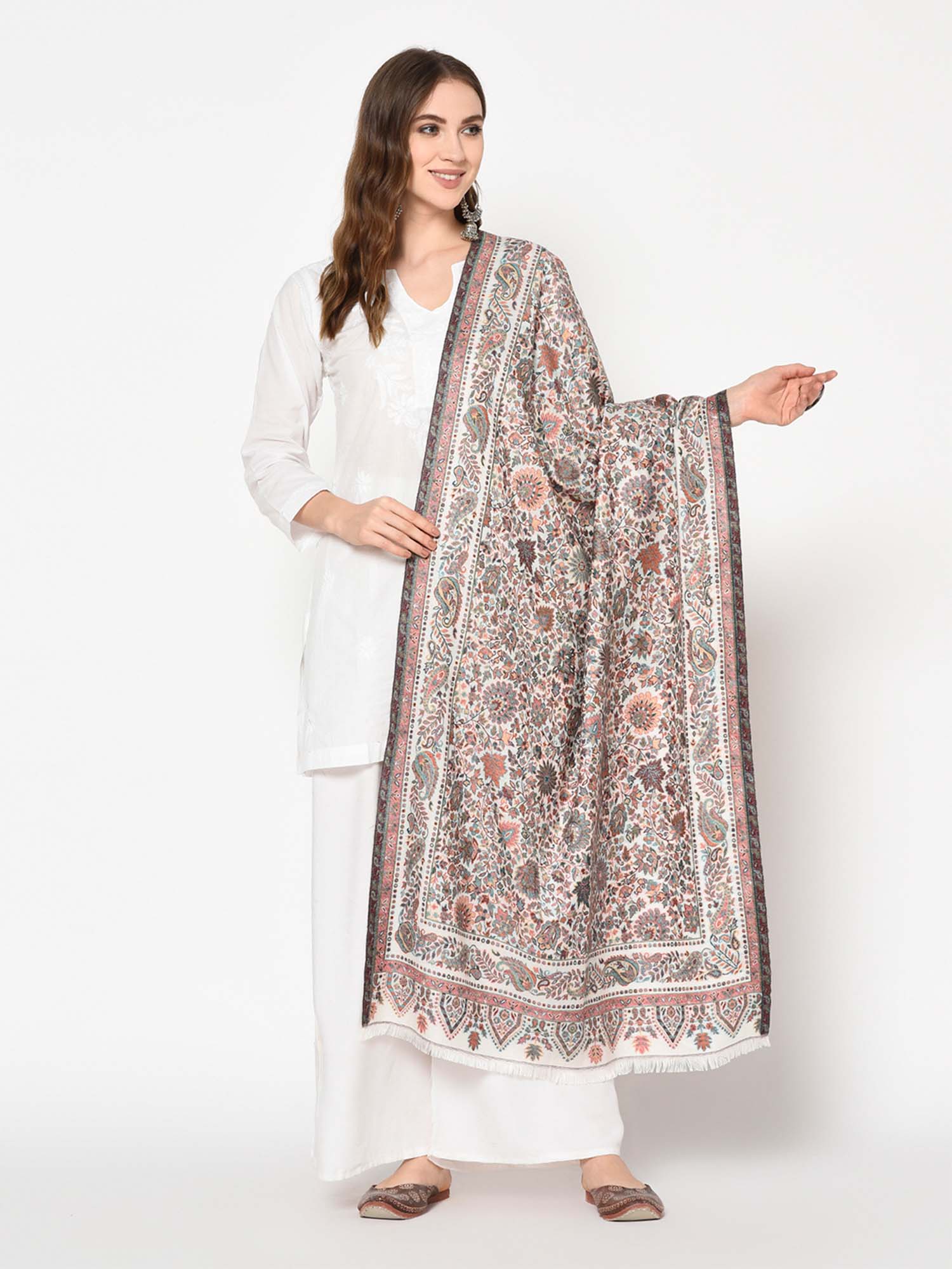 safaa Viscose Acrylic Fabric Women Stole-picture-44