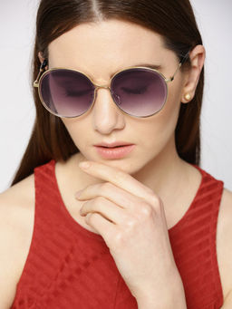 Twenty Dresses by Nykaa Fashion - Gold Soak Up The Sun Sunglasses