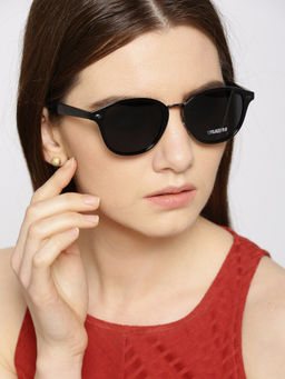Twenty Dresses by Nykaa Fashion - Black Look Into The Light Sunglasses