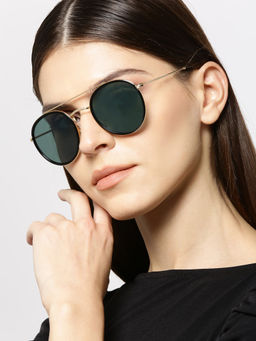 Twenty Dresses by Nykaa Fashion - Gold You Look Like A Vision Sunglasses