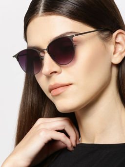 Twenty Dresses by Nykaa Fashion - Grey Coming Back To You Sunglasses