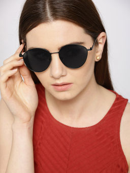 Twenty Dresses by Nykaa Fashion - Black You Are Enough Sunglasses