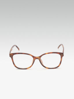 Twenty Dresses by Nykaa Fashion - Brown Full Frame Clear Eyeglasses
