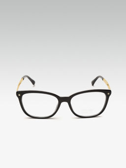 Twenty Dresses by Nykaa Fashion - Black Solid Clear Eyeglasses