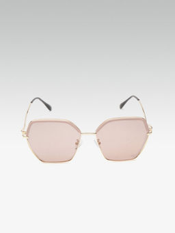 Twenty Dresses by Nykaa Fashion - Gold Everybody Needs Sunshine Sunglasses
