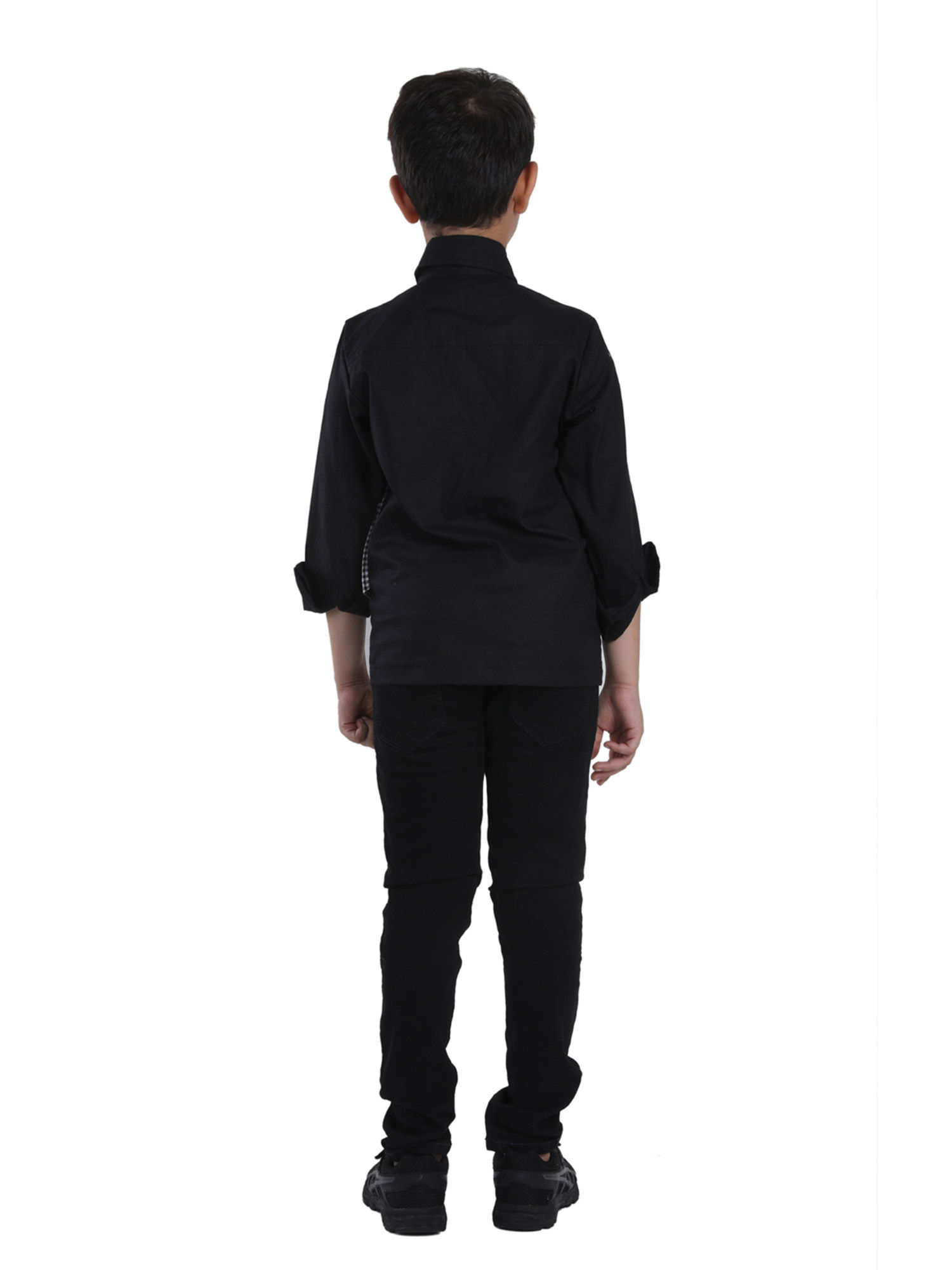 Buy Kids Clan Black Party Shirt with 