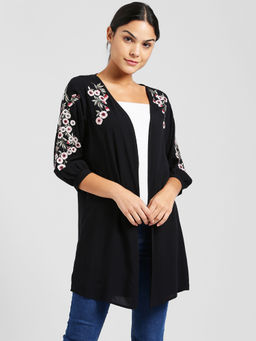 Zink London - Black Solid Shrug