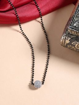 Shoshaa - S-Hook Silver Mangalsutra