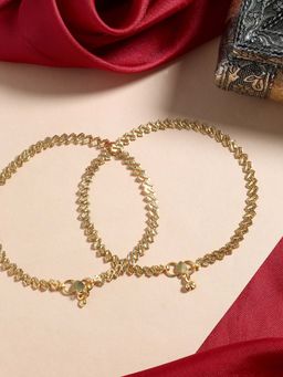 Shoshaa - Gold Anklets (Set of 2)