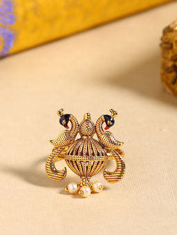 Shoshaa - Blue Brass Ring