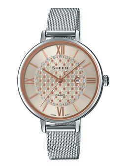 Casio - SH218 Sheen Mesh Band ( SHE-4059M-4AUDF ) Analog Watch - For Women