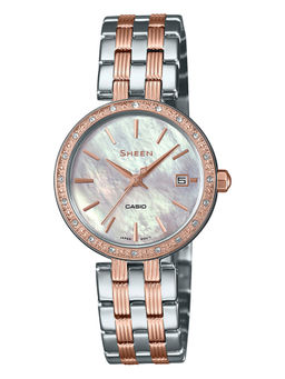 Casio - SH227 Sheen Two Tone ( SHE-4060SG-7AUDF ) Analog Watch - For Women