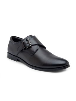 Teakwood - Black Solid Monk Straps