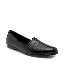 Teakwood - Black Textured Monk Straps
