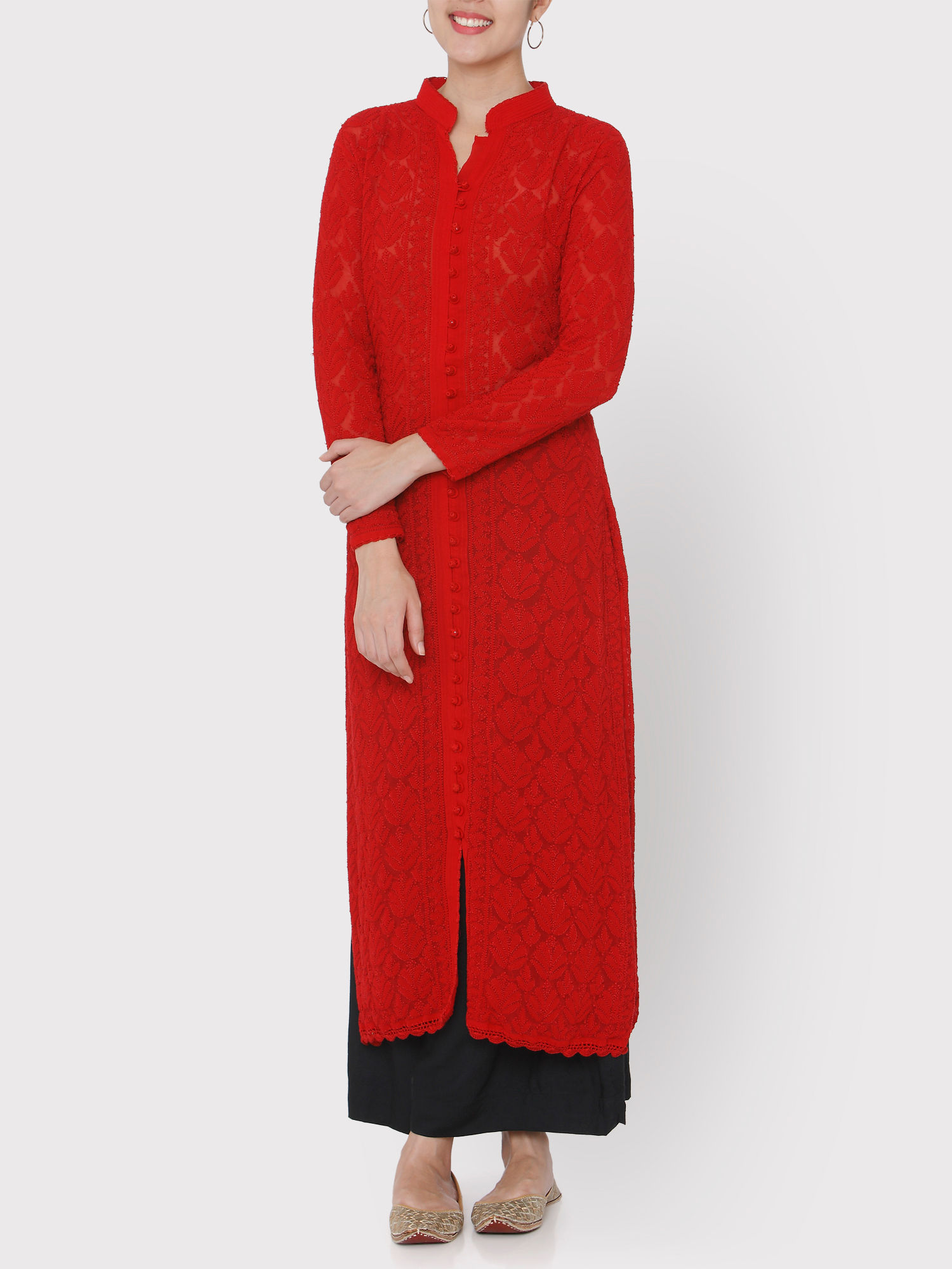Chikan Kurti Buy Lucknow Chikan Kurtis Online Nykaa Fashion Thanks for being a part of the the chikankari community! lucknow chikan kurtis online