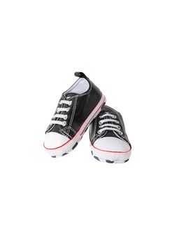 Baby Moo - Classic Black Baby Sneakers