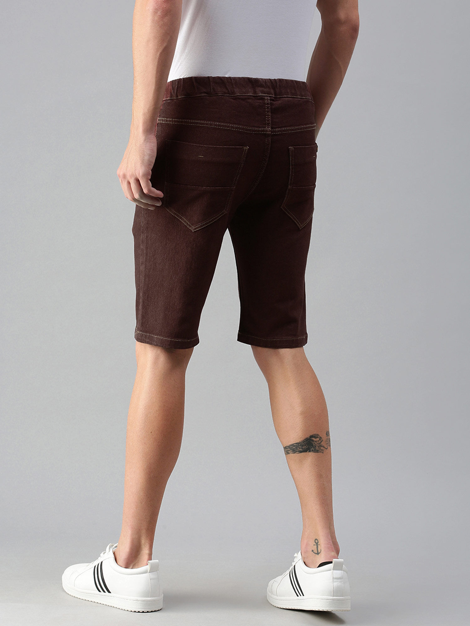 Buy Urbano Fashion Men's Brown Slim Fit 