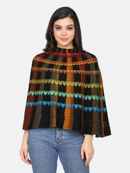 Shaily - Multi-Color Wool Ponchos