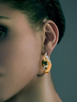 Shaze - Flaming Arc Earrings For Women