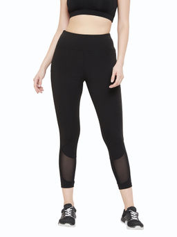 Athlisis - Women Black Ankle-Length Fitness Leggings