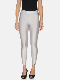 TWIN BIRDS - Coin Women Shimmer Legging - Silver