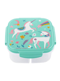 Stephen Joseph - Green Snack Box With Ice-Pack Unicorn
