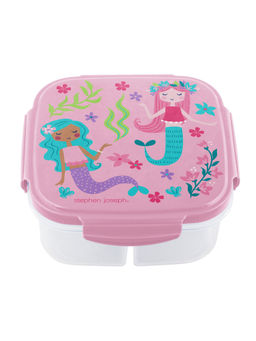 Stephen Joseph - Pink Snack Box With Ice-Pack Mermaid