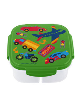 Stephen Joseph - Green Snack Box With Ice-Pack Transportation