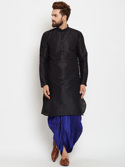 SOJANYA - Dupion Silk Dhoti Pant And Kurta (Set of 2)