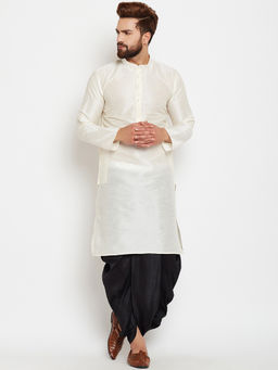 SOJANYA - Dupion Silk Dhoti Kurta (Set of 2)