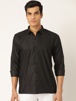 SOJANYA - Cotton Black Casual Shirt
