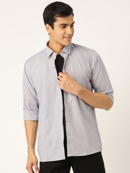 SOJANYA - Cotton Grey Casual Shirt