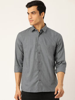 SOJANYA - Cotton Teal Blue Casual Shirt