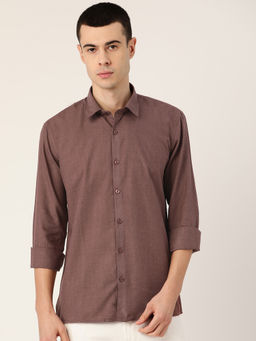SOJANYA - Cotton Wine Casual Shirt