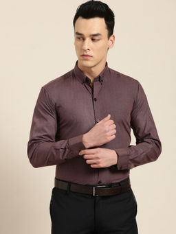 SOJANYA - Cotton Wine Formal Shirt