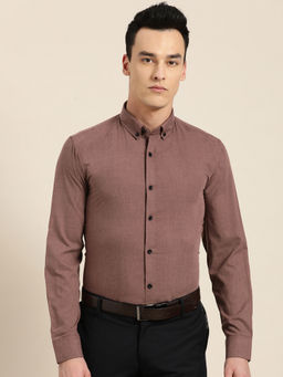 SOJANYA - Cotton Wine Formal Shirt