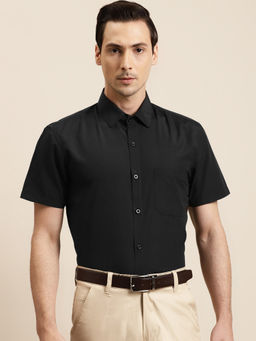SOJANYA - Cotton Black Classic Formal Shirt