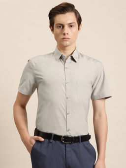 SOJANYA - Cotton Light Brown Classic Formal Shirt