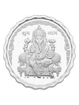 Sri Jagdamba Pearls - 100 Grams Ganesh Silver Coin