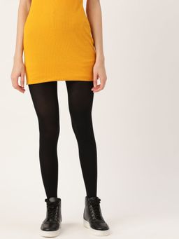 Twenty Dresses by Nykaa Fashion - It Is Sheer Madness Black Stockings