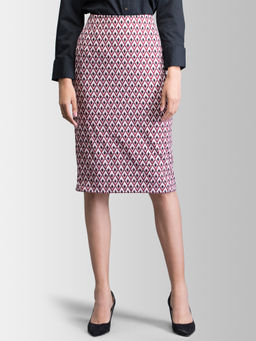 FABLE STREET - Red Printed Skirt