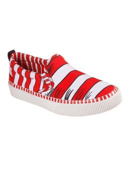 SKECHERS - Vlites We Saw Him Red Slip On