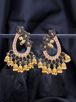 Sukkhi - Astonish Pearl Gold Plated Kundan Jhumki Earring for Women (SKR85755)