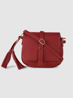 Twenty Dresses by Nykaa Fashion - Red Heading Out Later Sling Bag