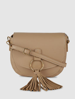 Twenty Dresses by Nykaa Fashion - Beige Forever Roaming Sling Bag