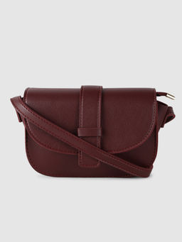 Twenty Dresses by Nykaa Fashion - Maroon Always Together Sling Bag